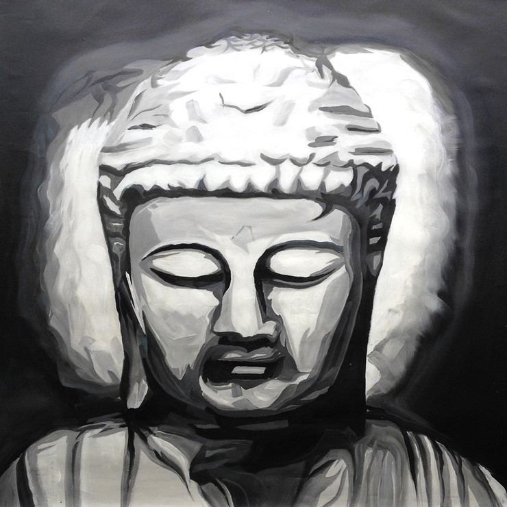 buddha paintings,56Buddha13,MTO_1550_15242,Artist : Community Artists Group,Mixed Media