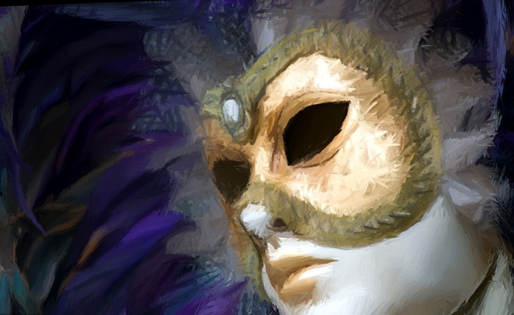 modern paintings,mask paintings,56Figure57,MTO_1550_15433,Artist : Community Artists Group,Mixed Media