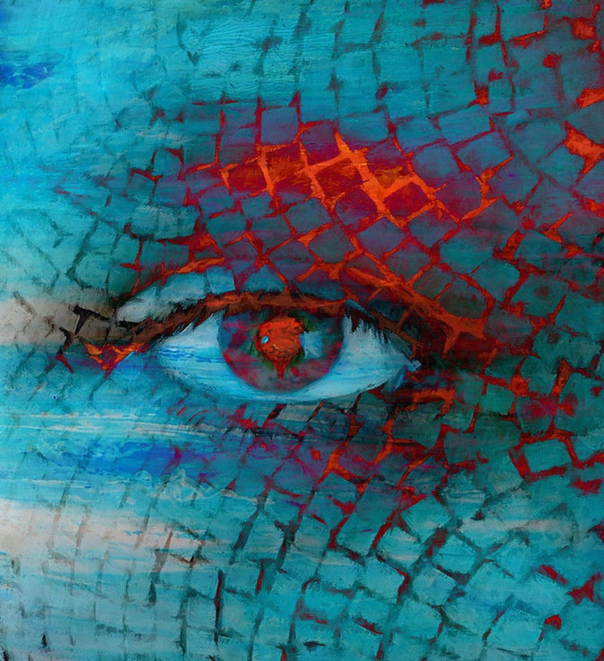 modern paintings,56Figure47,MTO_1550_15423,Artist : Community Artists Group,Mixed Media