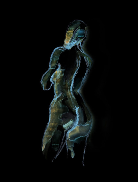 nude paintings,56Figure76,MTO_1550_15503,Artist : Community Artists Group,Mixed Media
