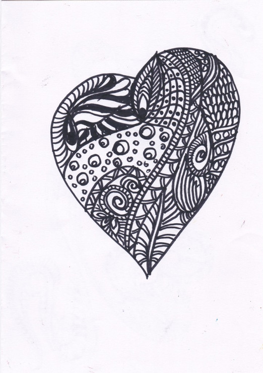 ,Zentangle Art,ART_2475_18617,Artist : Sridevi Karthikeyan,Ink