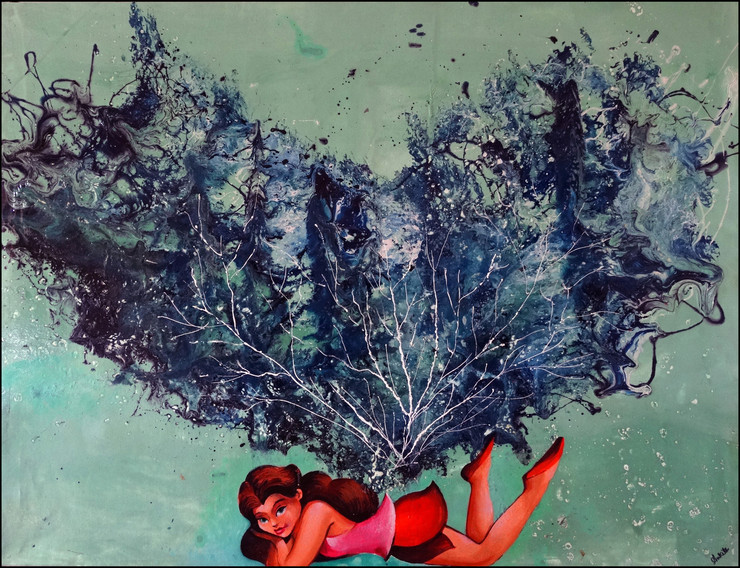 wings, feminine,transformation,ART_2580_18977,Artist : Ankita Goenka,Mixed Media