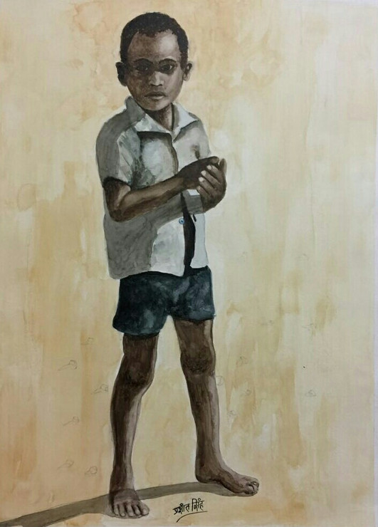 ,Chittarangi-Dadoo,ART_2047_19596,Artist : Prashant Singh,Water Colors