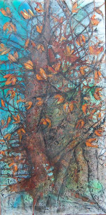 spring tree,SPRING - 1,ART_2646_19935,Artist : PEGASUS ART GALLERY,Mixed Media