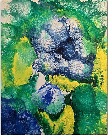 Untitled 3 (ART_3707_23753) - Handpainted Art Painting - 24in X 30in