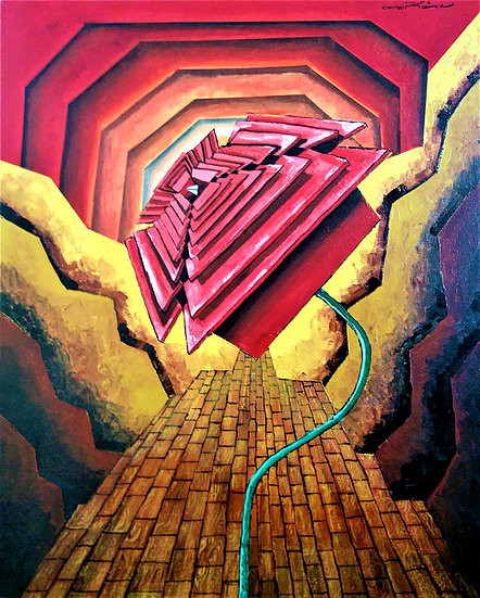 Rose (ART_3707_23743) - Handpainted Art Painting - 24in X 30in