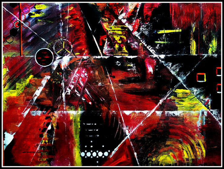 Resurgence (ART_4174_25765) - Handpainted Art Painting - 16in X 12in