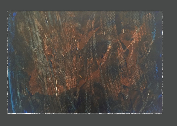 TEXTURE (ART_5750_33206) - Handpainted Art Painting - 14in X 21in