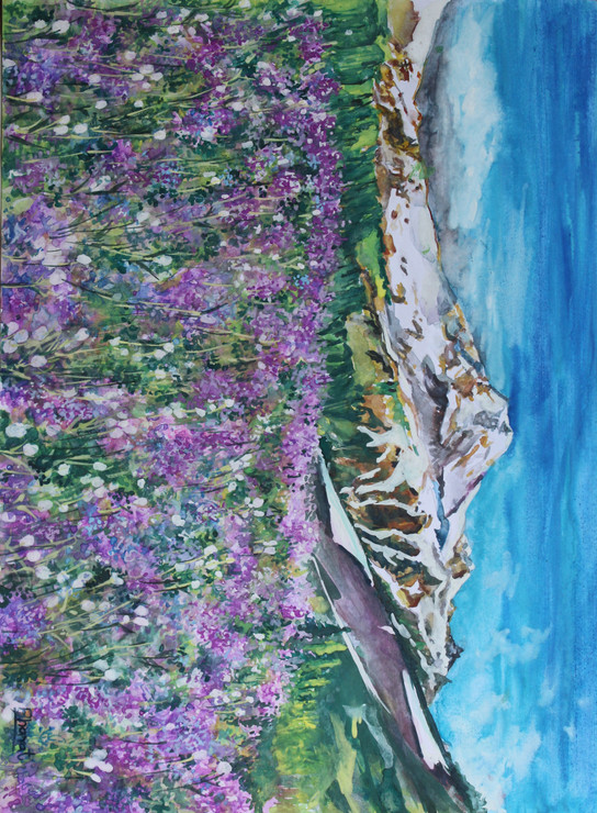 NATURELOVE (ART_5717_34034) - Handpainted Art Painting - 14in X 11in