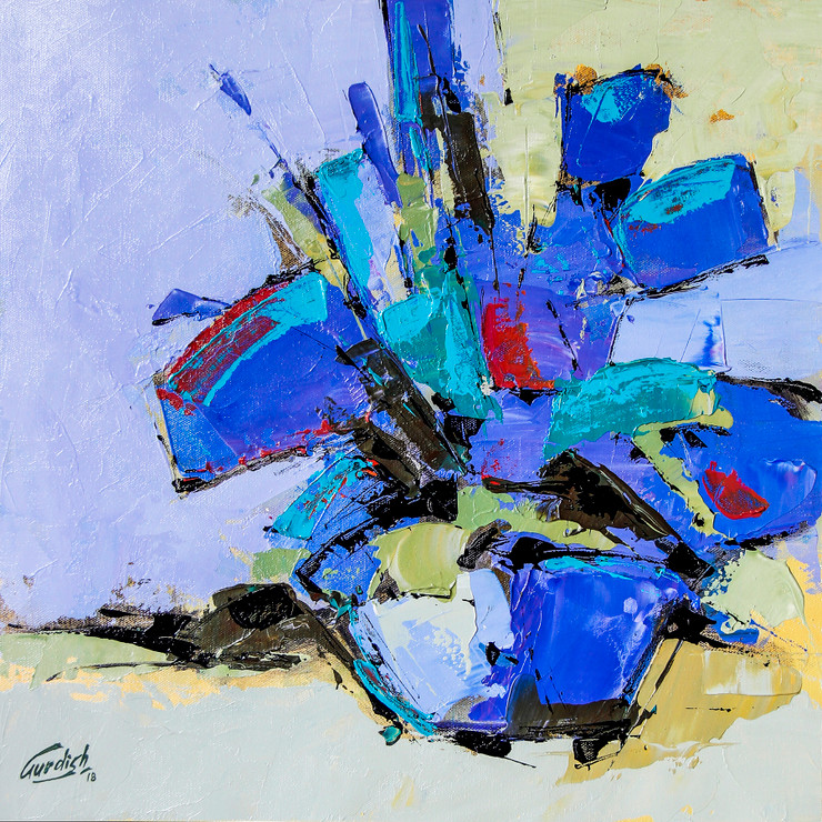 Grace Of God (ART_2571_35030) - Handpainted Art Painting - 18in X 18in