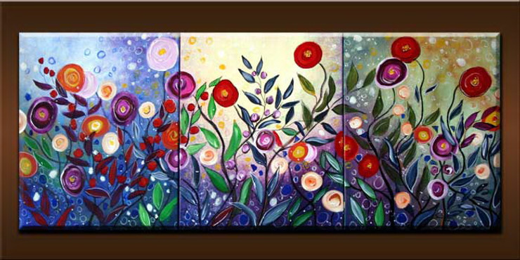 flower, flowers, bunch of flowers, many flowers,garden, abstract,red flowers, blue flowers, leaf