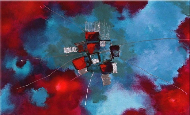 Abstract,Pattern,Red Abstract,Blue Shades