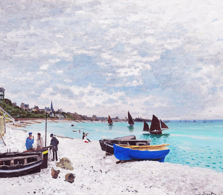 By Claude Monet 14 (PRT_1337) - Canvas Art Print - 32in X 28in