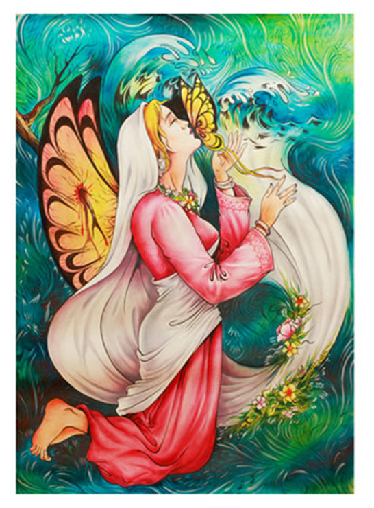 Dreams27 (ART_236_40684) - Handpainted Art Painting - 18in X 30in