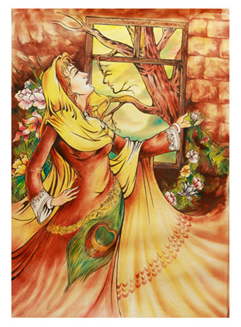 Dreams22 (ART_236_40678) - Handpainted Art Painting - 18in X 30in