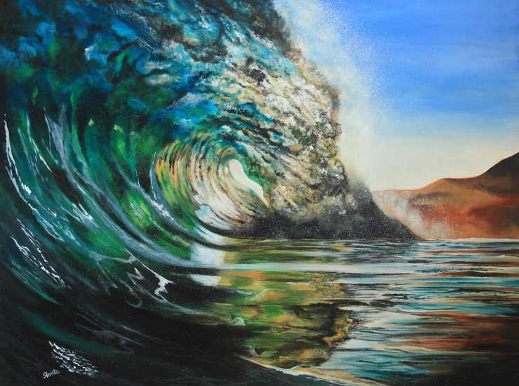 Rise Up (ART_6584_37814) - Handpainted Art Painting - 48in X 36in