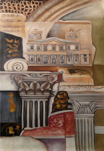 abstract, monuments, pillars