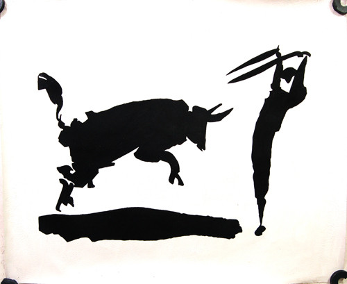 matador02 - 32in X 24in,FIZ048ABR_3224,White, Light Shades,80X60,Replicas Art Canvas Painting