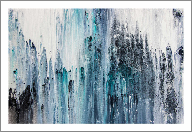 Abstract | Amazing Flow of Paint | Eco-Friendly & Odorless Canvas Print (PRT_7026_41617) - Canvas Art Print - 59in X 40in