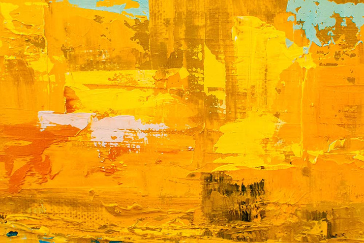 Abstract | Wall Of Yellow | Eco-Friendly & Odorless Digital Canvas Print (PRT_7026_41416) - Canvas Art Print - 59in X 44in