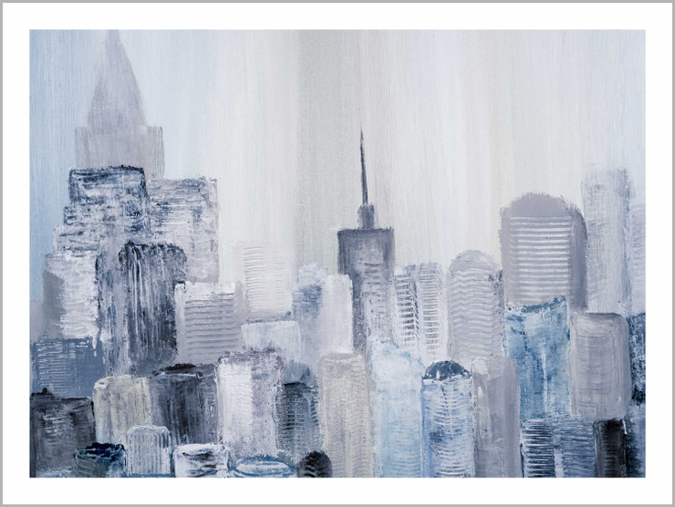 Cityscape | City of Acrylic | Eco-Friendly & Odorless Canvas Print (PRT_7026_41364) - Canvas Art Print - 31in X 22in