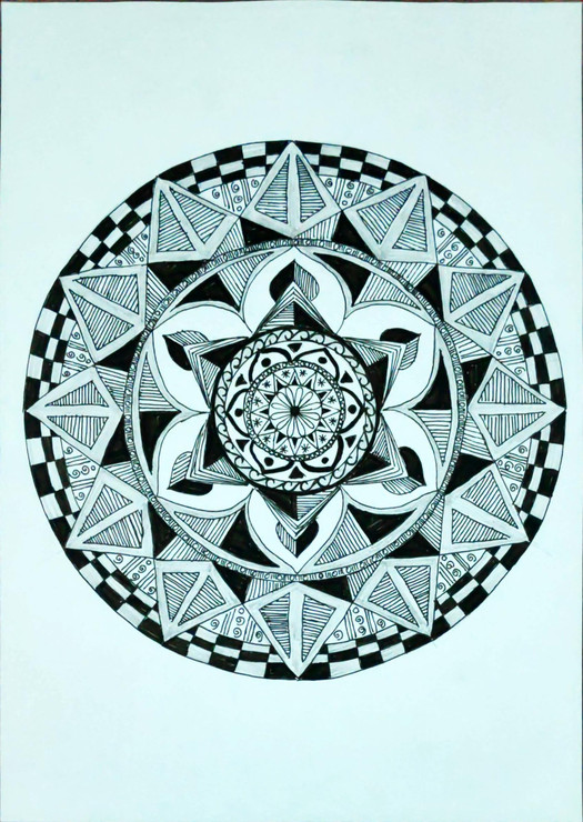 The Taj (ART_7209_44562) - Handpainted Art Painting - 9in X 12in