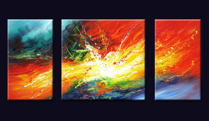 multi piece, splash, multi piece multi color painting, sphash of colors, colorful, abstract, multi piece abstract