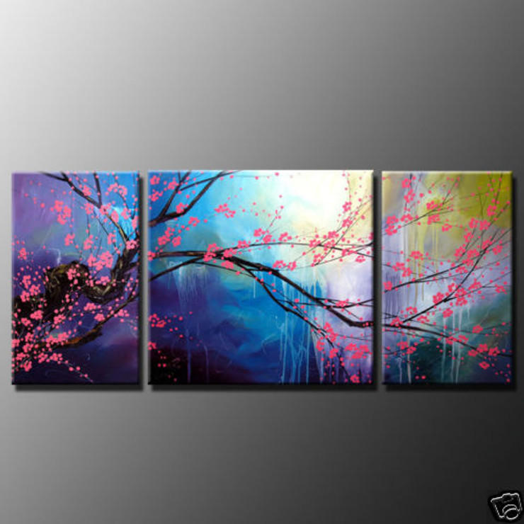 tree, trees,flower, flowers, pink flowers,  tree with blue background,tree with pink flowers