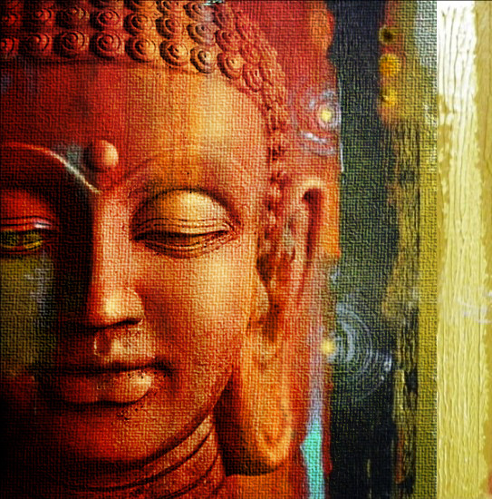 buddha, smiling buddha, brown colored buddha, buddha face, gautam buddha, gautam