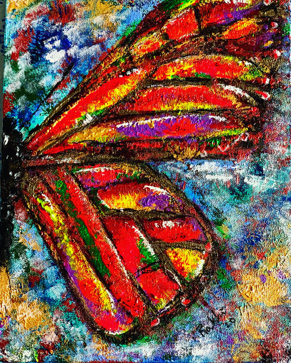 Metamorphosis  (ART_7425_48830) - Handpainted Art Painting - 10in X 14in