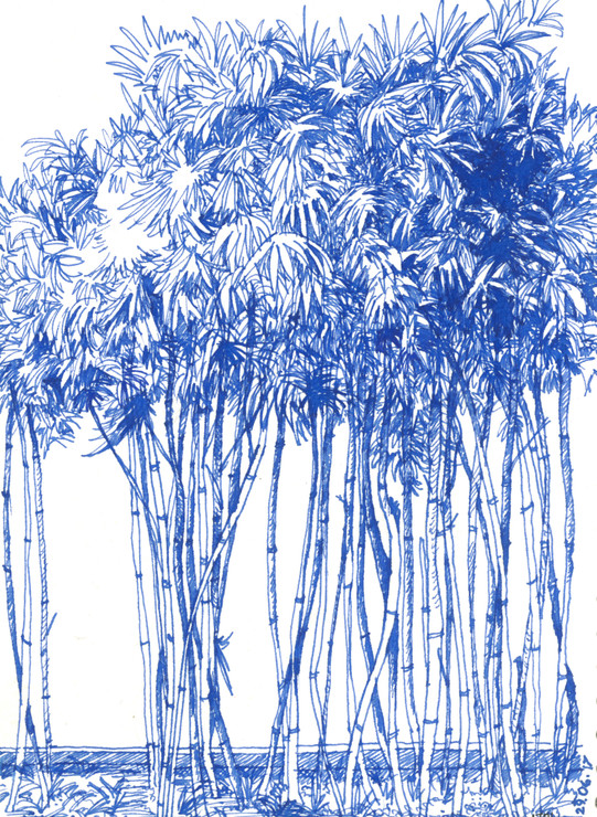 Plants- 1 (ART_7528_48879) - Handpainted Art Painting - 6in X 8in