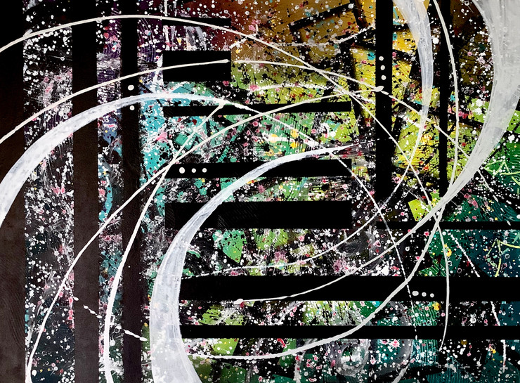 Swirl (ART_7583_49728) - Handpainted Art Painting - 30in X 40in