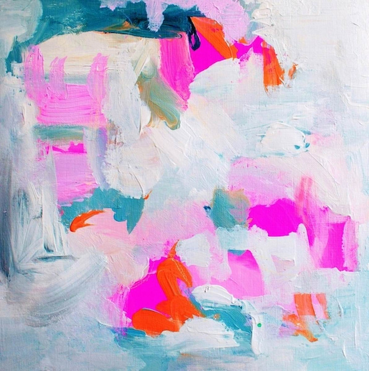 abstract, abstractpinkpainting, abstract white painting, white