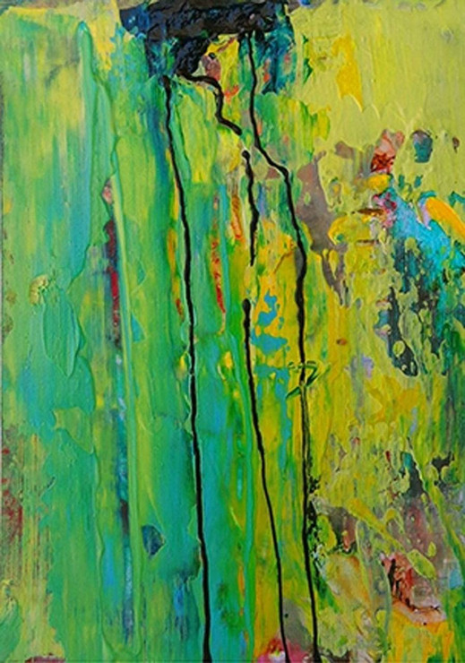 abtract, green abstract, texture, abstract painting