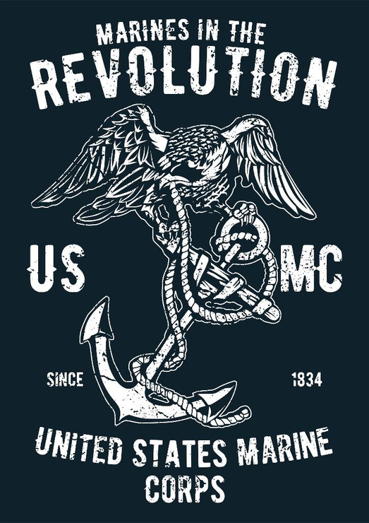 Marines Revolution (PRT_3265) - Canvas Art Print - 21in X 29in