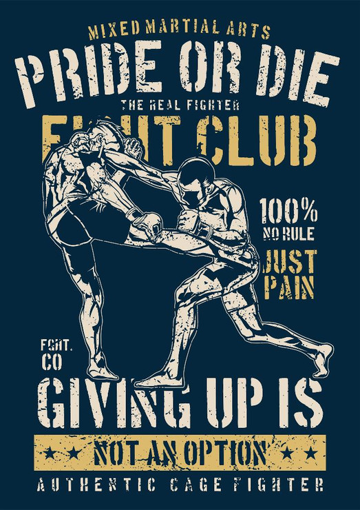 Pride Or Die 2 (PRT_3288) - Canvas Art Print - 21in X 29in