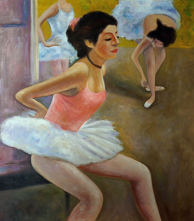 Figurative,Women,Setting Lady,Dance,Lady In Bellet Dance