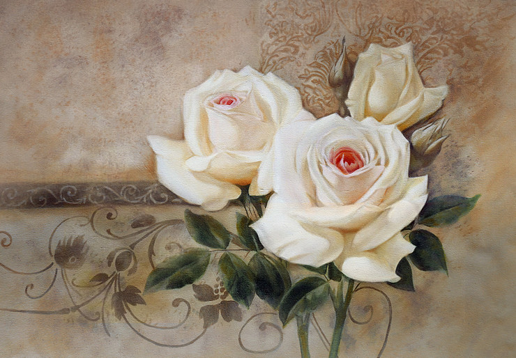 Flowers,Rose,Two Roses,Beautiful White Roses