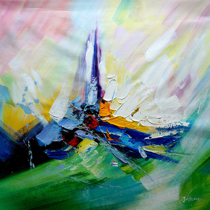 abstract, abstract painting,blue painting, blue abstract, blue textured abstract
