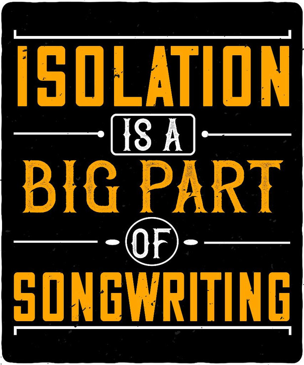 Isolation-is-a-big-part-of-songwriting (PRT_4125) - Canvas Art Print - 26in X 31in