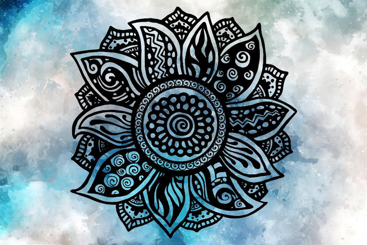 Sunflower Art (PRT_4153) - Canvas Art Print - 18in X 12in