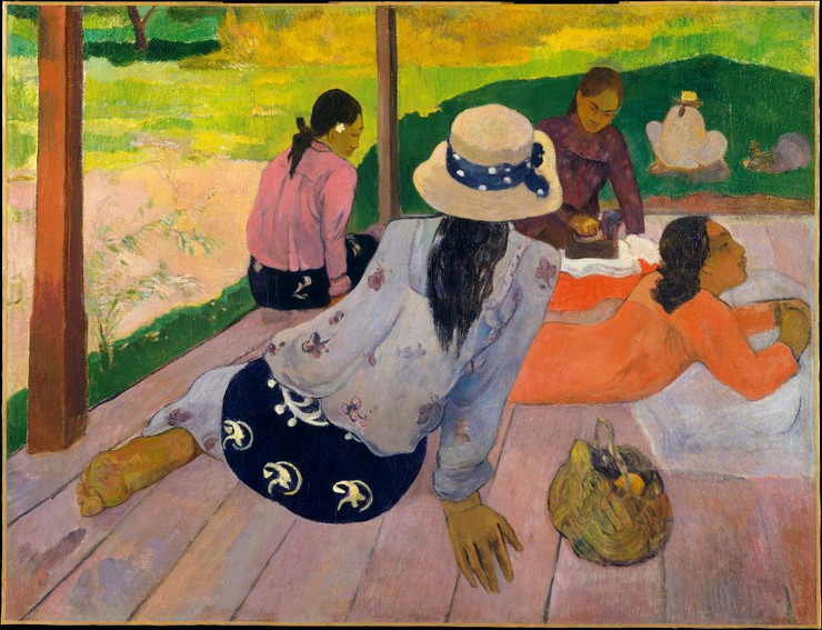 The Siesta by Paul Gauguin
(PRT_4379) - Canvas Art Print - 22in X 17in