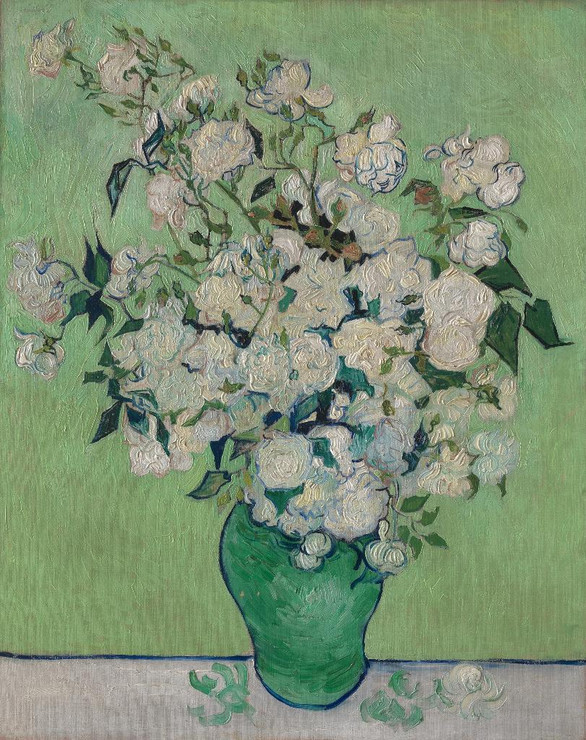 Roses by Vincent Van Gogh
(PRT_4387) - Canvas Art Print - 19in X 24in