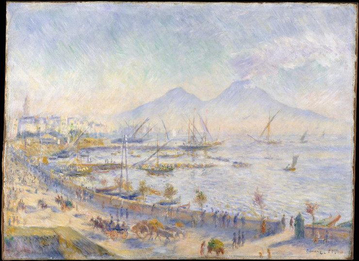 The Bay Of Naples by Auguste Renoir
(PRT_4469) - Canvas Art Print - 22in X 16in