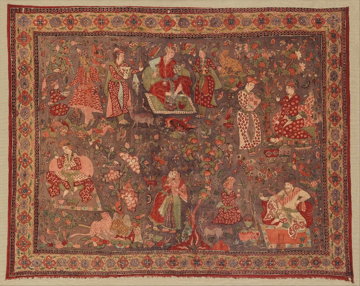 Kalamkari Rumal
(PRT_4601) - Canvas Art Print - 23in X 18in