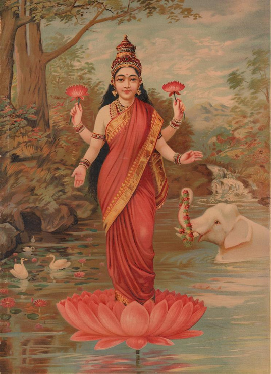 Lakshmi
(PRT_4667) - Canvas Art Print - 15in X 20in