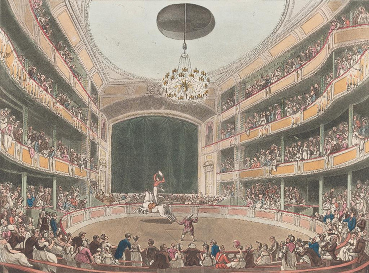 Astley's Amphitheatre
(PRT_5107) - Canvas Art Print - 17in X 13in
