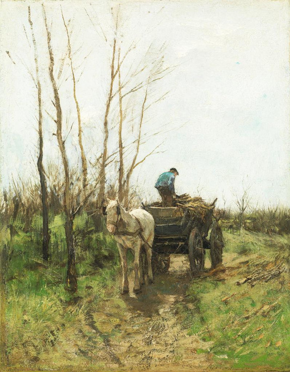 Gathering Wood by Anton Mauve
(PRT_5135) - Canvas Art Print - 18in X 23in