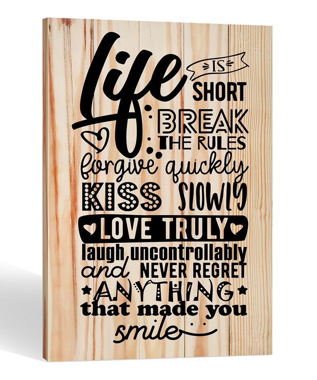 Pinewood Quote Artwork 8 - 15in x 19.5in