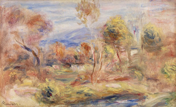 Glade (Clairi√®re) (1909) By Pierre-Auguste Renoir (PRT_5627) - Canvas Art Print - 36in X 22in
